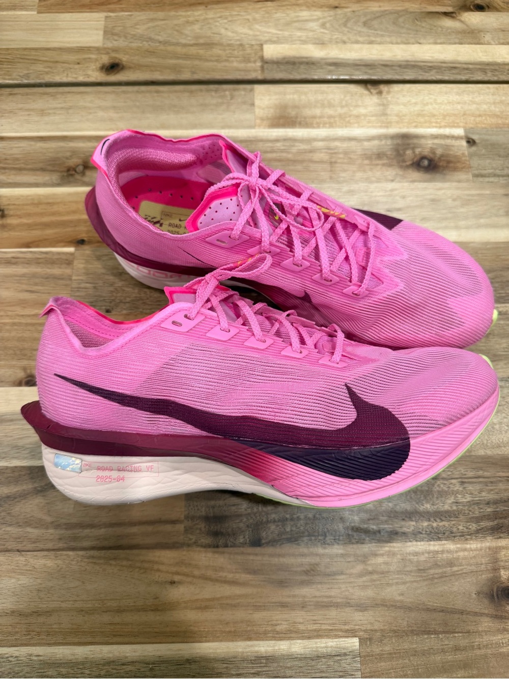 Nike Women's Pink Vapor fly 4 Running Shoes - Lightweight Performance